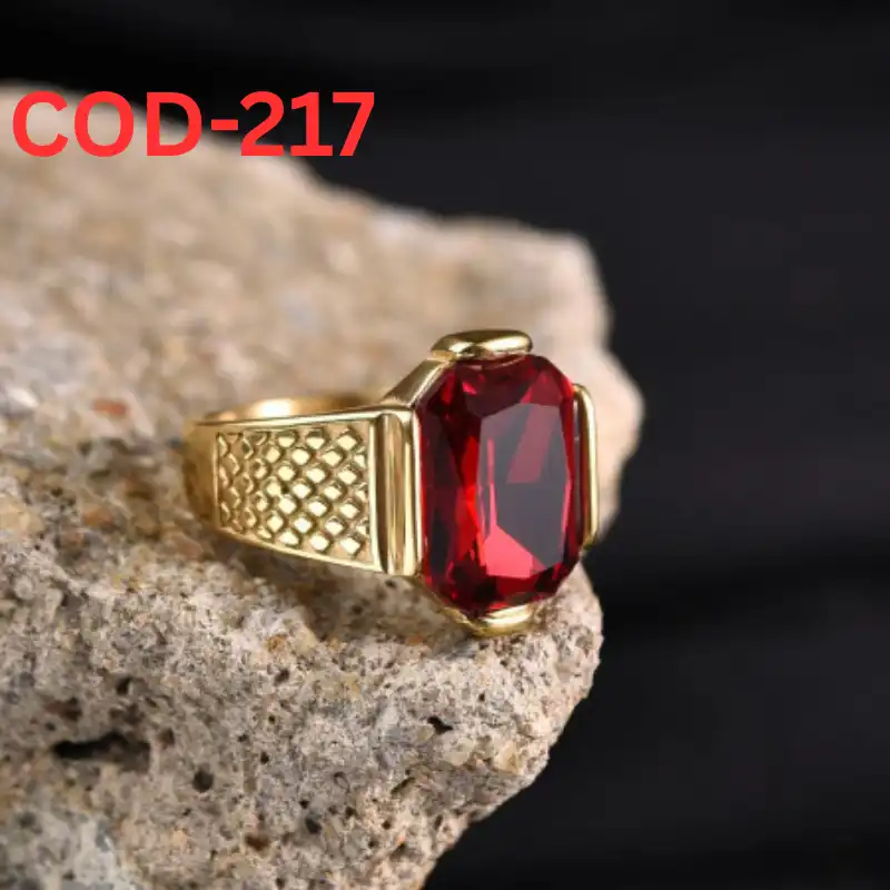 Vip অরজিনাল রুবি পাথর হাতের আংটি-217